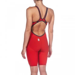 Arena Womens Powerskin Carbon Air 2 Open Back - Red -Swimming Equipment Sale 001128 045 w pwskin carbon air2 fbslob 003 bl o