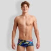 Funky Trunks Mens Sidewinder Trunks - Paint Smash