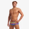 Funky Trunks Mens Sidewinder Trunks - Rocky Wave