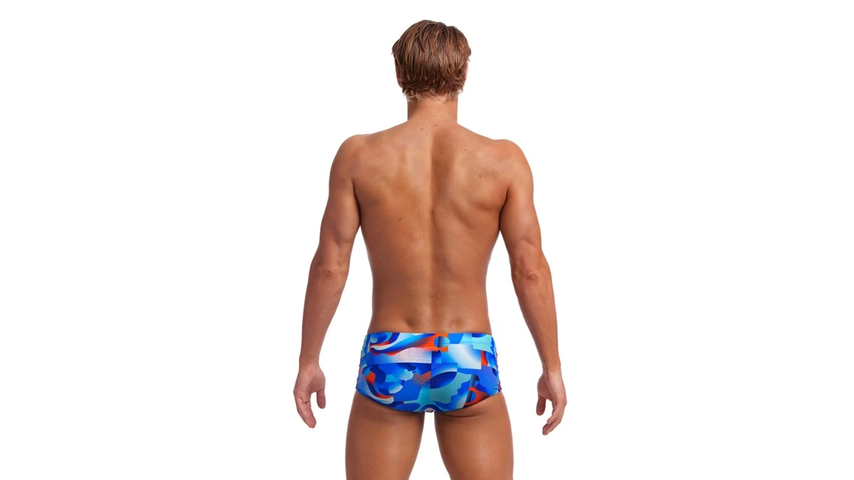 Funky Trunks Mens Classic Trunks - Battle Blue 2 Funky Trunks Mens Classic Trunks - Battle Blue - Image 2