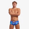 Funky Trunks Mens Classic Trunks - Battle Blue