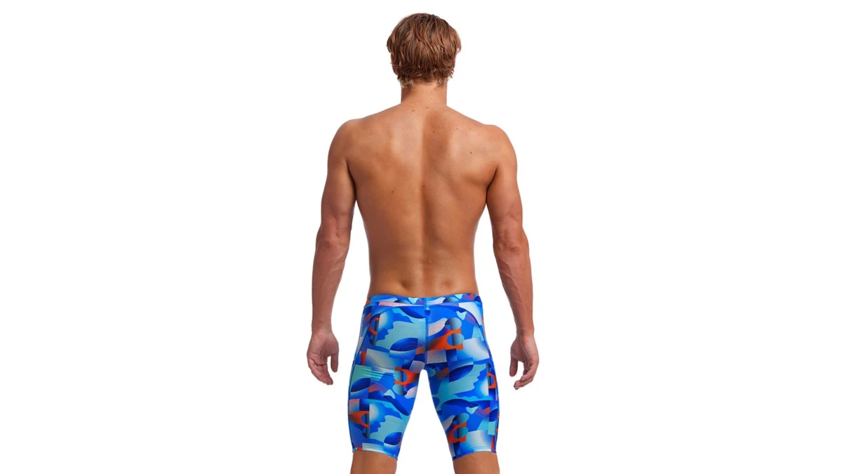 Funky Trunks Mens Training Jammers - Battle Blue 2 Funky Trunks Mens Training Jammers - Battle Blue - Image 2