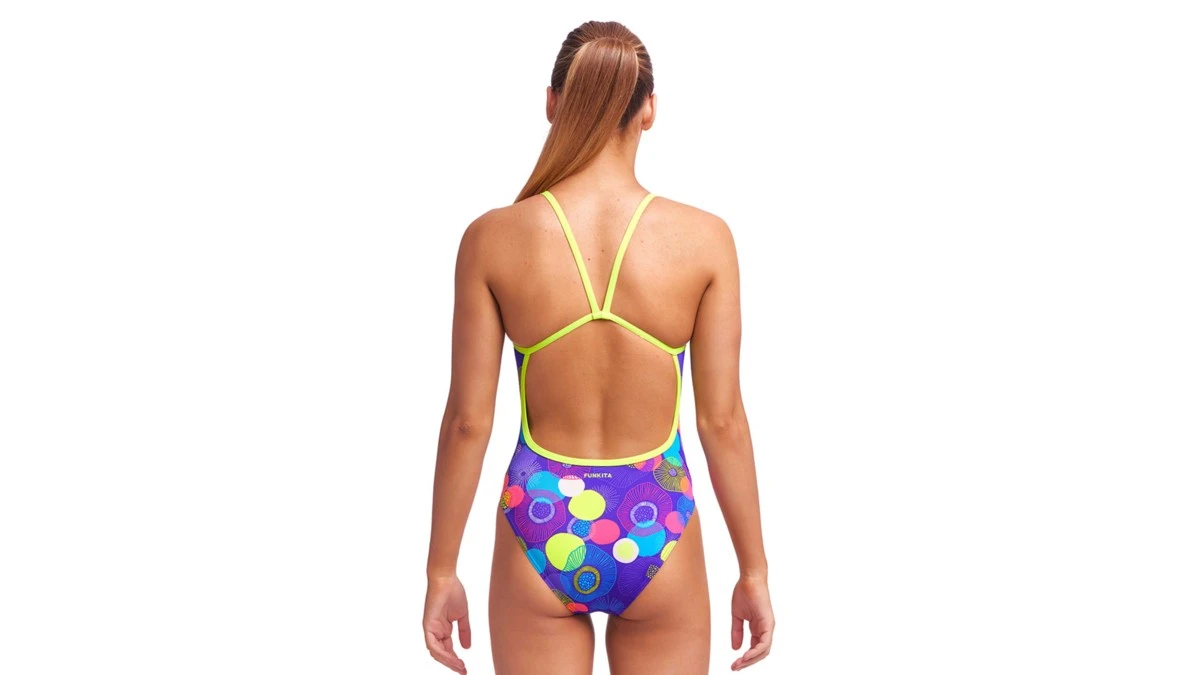 Funkita Girls Single Strap One Piece-Love Bite 2 Funkita Girls Single Strap One Piece-Love Bite - Image 2