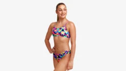 Funkita Girls Racerback Two Piece-Crystal Eyes