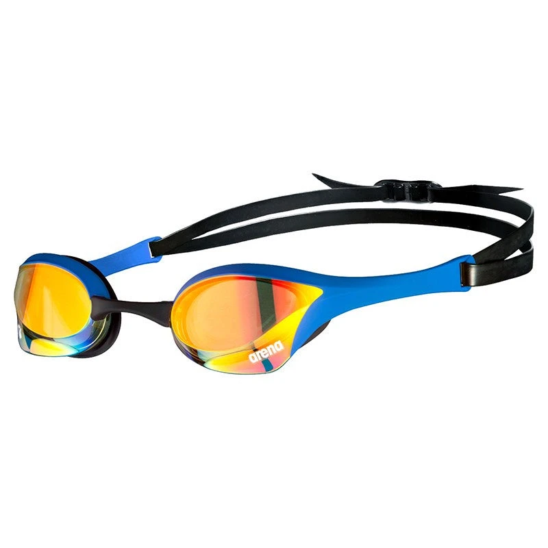Arena Cobra Ultra SWIPE Mirror Goggles (Indoors) - Yellow Copper Blue