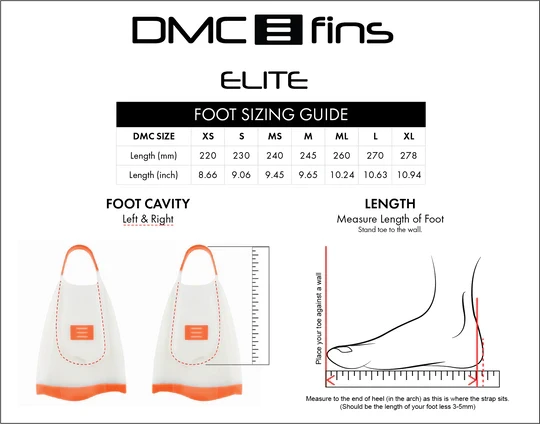 DMC Elite Fins - Fluoro Charcoal 3 DMC Elite Fins - Fluoro Charcoal - Image 3