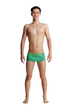 Funky Trunks Boys Classic Trunks - Green Gator