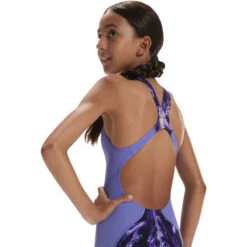 Speedo Girls Junior LZR Ignite Open Back- Miami Lilac -Swimming Equipment Sale 8 13439H574 4