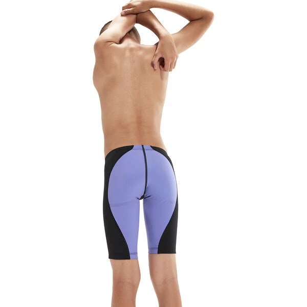 Speedo Junior Boys LZR Ignite Jammer - Black/Miami Lilac 2 Speedo Junior Boys LZR Ignite Jammer - Black/Miami Lilac - Image 2