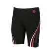 Arena Mens One Serigraphy Jammer - Black Fluo Red
