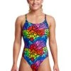 Funkita Ladies Diamond Back One Piece - Cabbage Patch