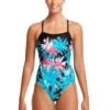 Funkita Ladies Single Strap One Piece - Flamingo Night
