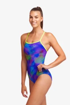 Funkita Ladies Single Strap One Piece - Screen Time -Swimming Equipment Sale FS15L SCREEN TIME 09