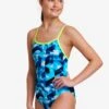 Funkita Girls Single Strap One Piece - Hidden Depths