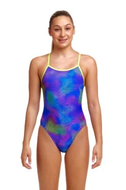 Funkita Girls Single Strap One Piece - Screen Time