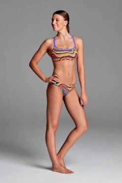 Funkita Ladies Criss Cross Sports Two Piece - Dripping -Swimming Equipment Sale FS33L FS24L DRIPPING 1501