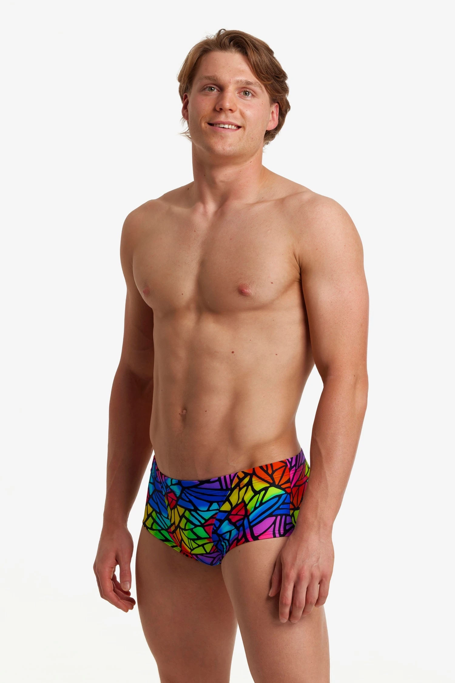 Funky Trunks Mens Classic Trunks - Cabbage Patch 1 Funky Trunks Mens Classic Trunks - Cabbage Patch