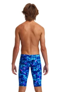 Funky Trunks Boys Training Jammers - Leaf Laser -Swimming Equipment Sale FT37B LEAF LASER 02