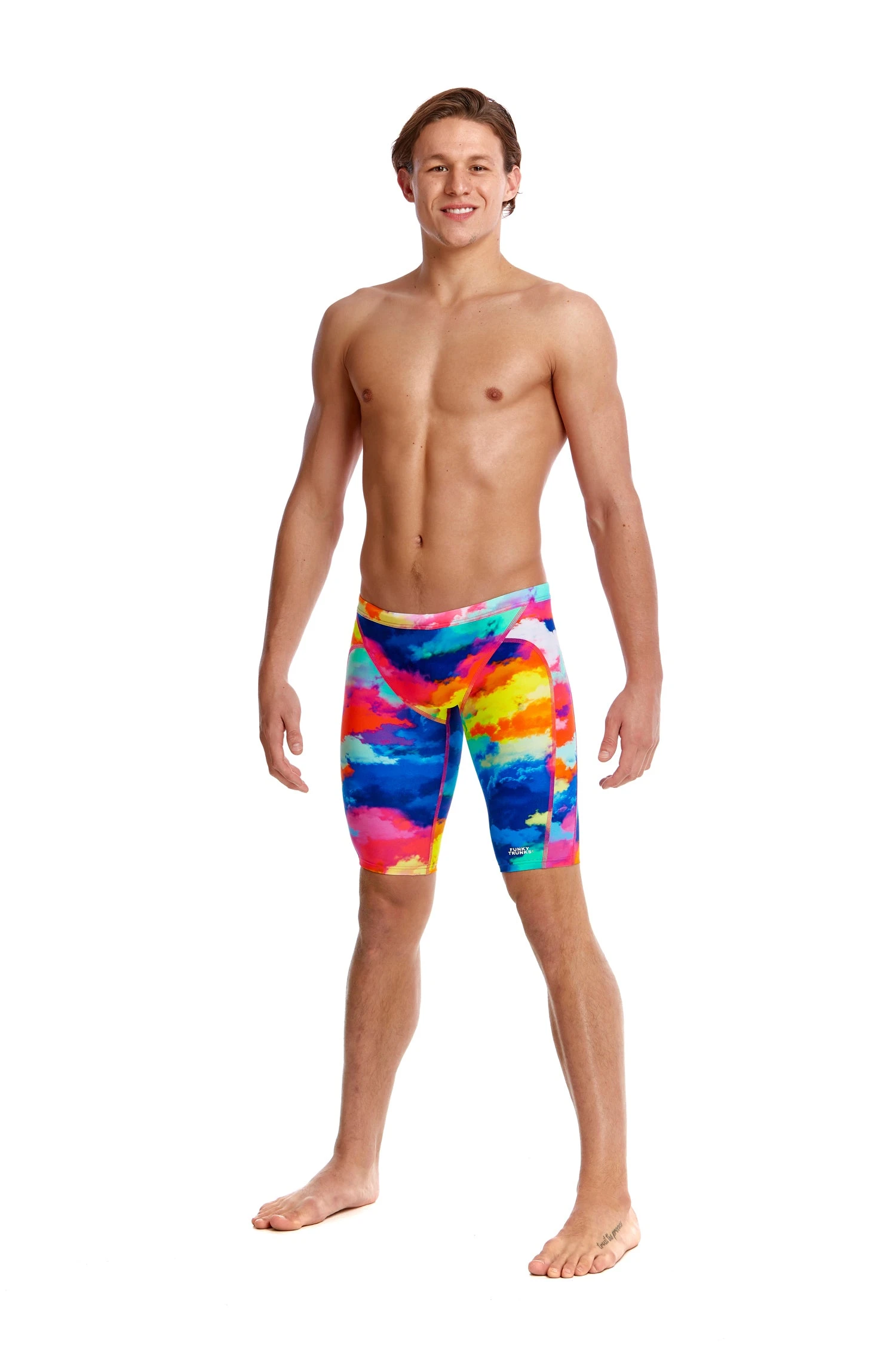 Funky Trunks Mens Training Jammers - Cumulus 2 Funky Trunks Mens Training Jammers - Cumulus - Image 2