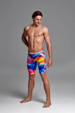 Funky Trunks Mens Training Jammers - Cumulus 8 Funky Trunks Mens Training Jammers - Cumulus -Swimming Equipment Sale FT37M CUMULUS 0374