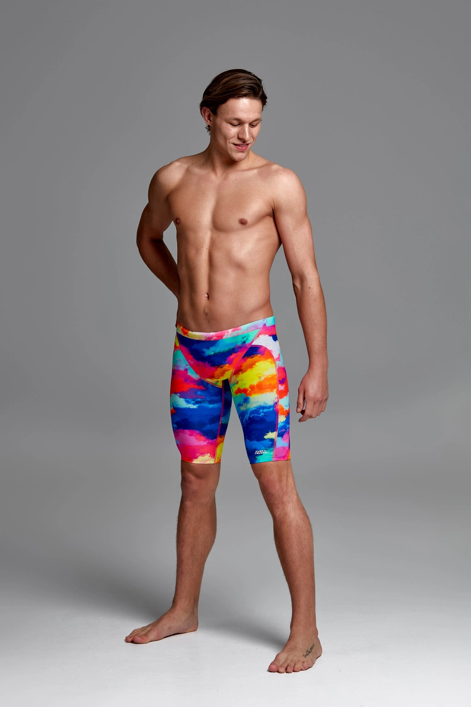 Funky Trunks Mens Training Jammers - Cumulus 3 Funky Trunks Mens Training Jammers - Cumulus - Image 3