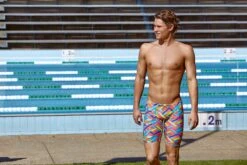 Funky Trunks Mens Training Jammers - Panel Pop -Swimming Equipment Sale FT37M PANEL POP L2