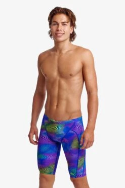Funky Trunks Mens Training Jammers - Screen Time -Swimming Equipment Sale FT37M SCREEN TIME 10