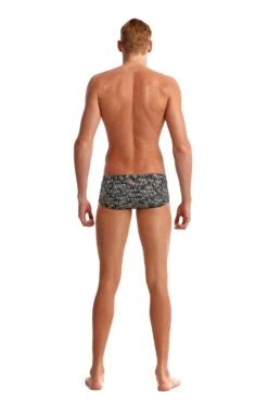 Funky Trunks Mens Eco Classic Trunks - Zebra Crossing -Swimming Equipment Sale FTS001M ZEBRA CROSSING 02