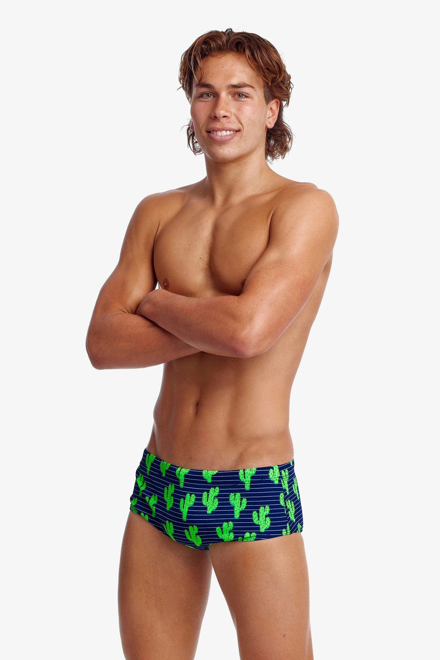 Funky Trunks Mens Sidewinder Trunks - Prickly Pete 3 Funky Trunks Mens Sidewinder Trunks - Prickly Pete - Image 3