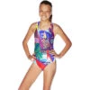 Speedo Girls Leaderback One Piece - Endless Summer