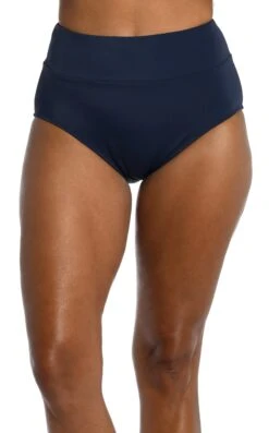 Solid Wide Band Full Pant Bikini Bottom -Swimming Equipment Sale MM1PJ95 IND F 1 scaled