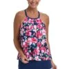 Hana Hibiscus High Neck Tankini Top *FINAL SALE*