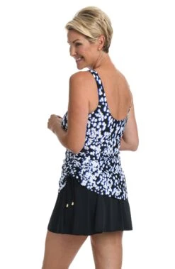 Tropical Rain Adjustable Tank Swim Dress One Piece -Swimming Equipment Sale MM2AV77 BLK B 3 scaled