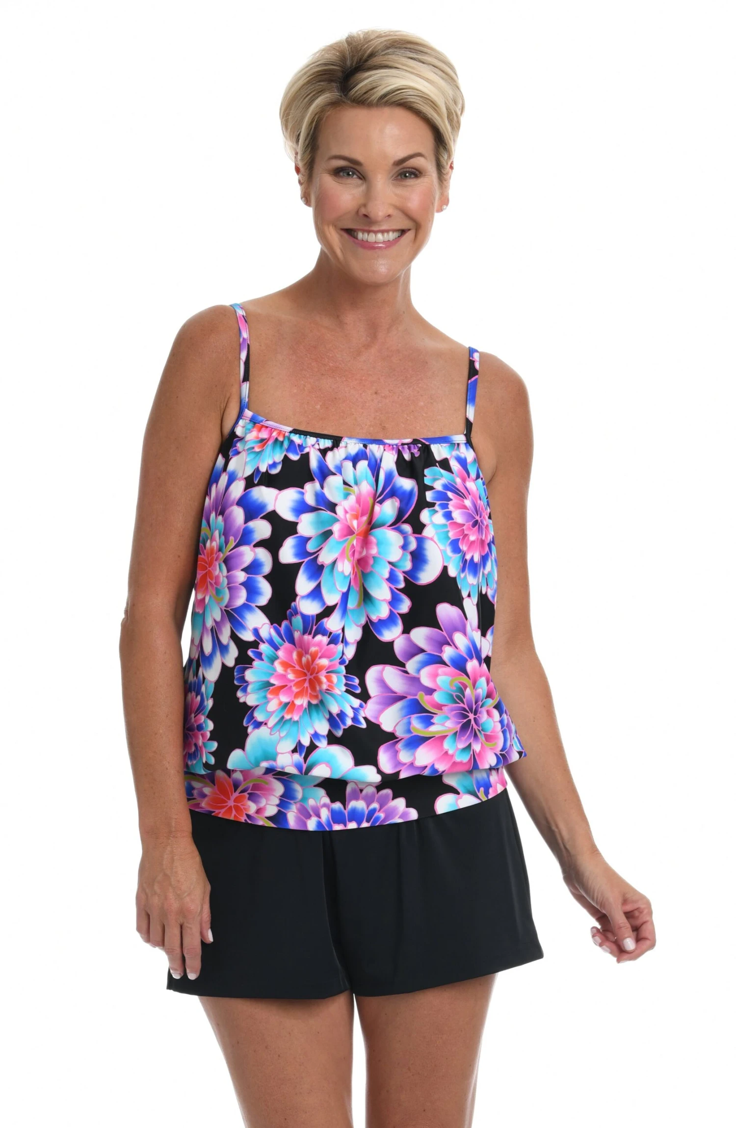 Mum's The Word Blouson Tankini Top *FINAL SALE*