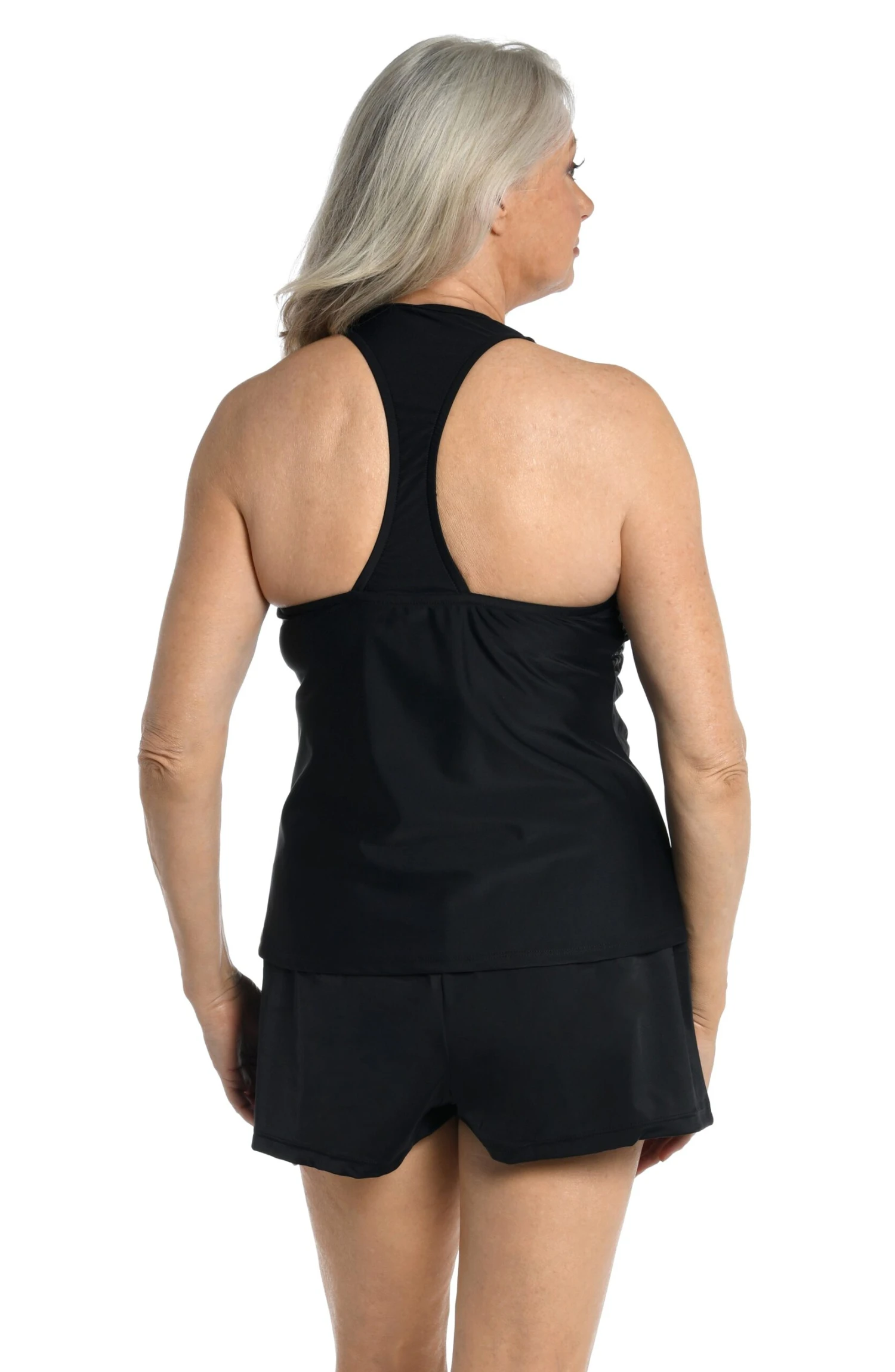 Ombre Animal V-Neck Racer Back Tankini Top - FINAL SALE 2 Ombre Animal V-Neck Racer Back Tankini Top - FINAL SALE - Image 2