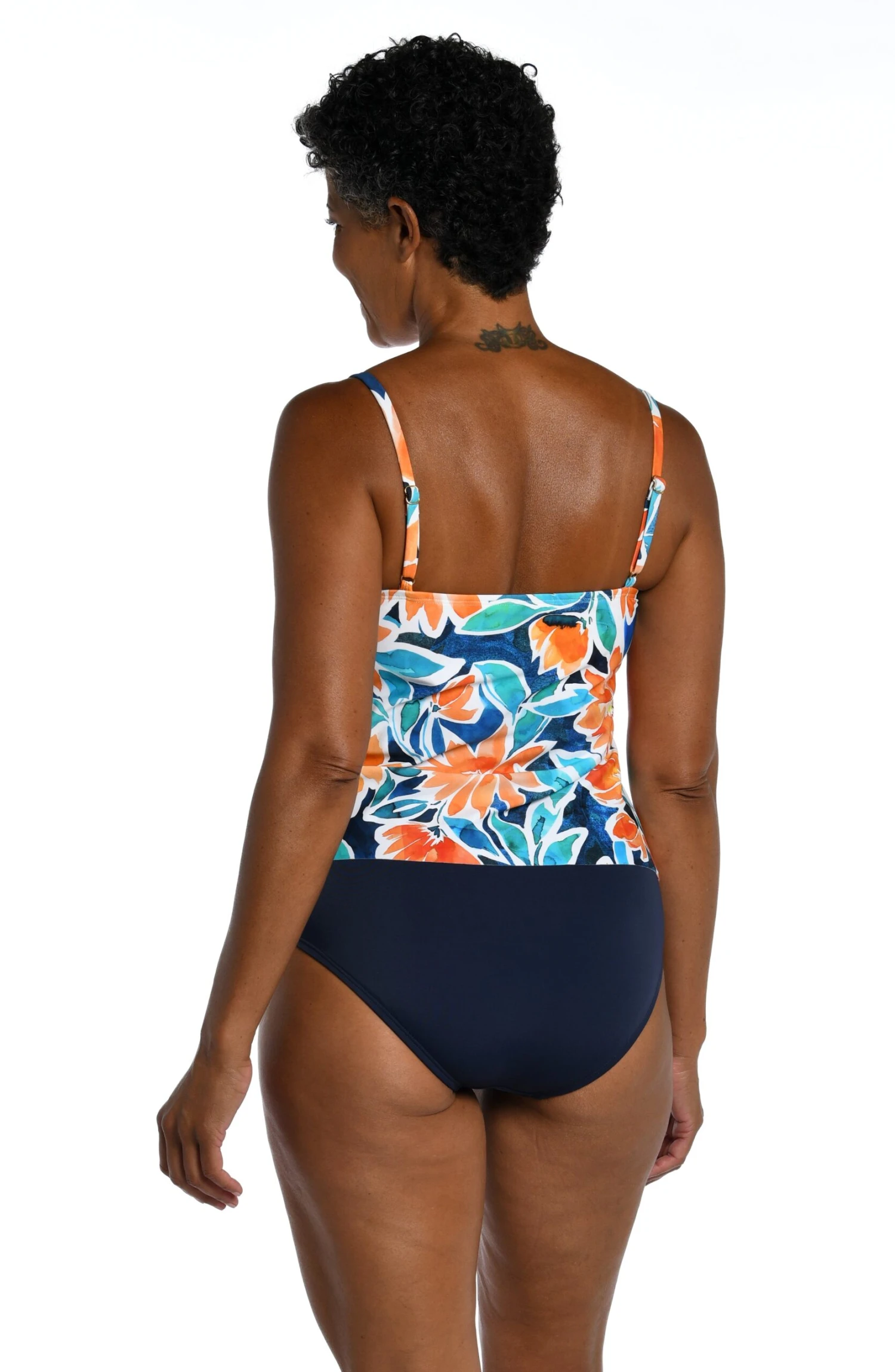 Joyful Blooms Two Tiered Tankini Top 2 Joyful Blooms Two Tiered Tankini Top - Image 2
