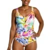 Conga Vines Side Shirred One Piece