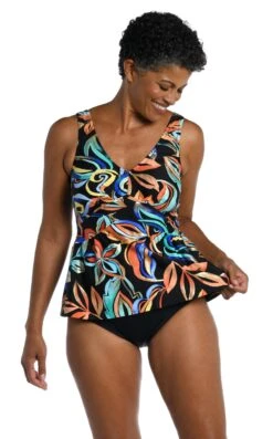 Watercolor Expressions Empire Underwire Tankini Top - FINAL SALE -Swimming Equipment Sale MM3CG71 MLT F 2 scaled