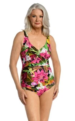 Exotic Jungle Twist Front One Piece - FINAL SALE