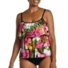 Exotic Jungle Triple Tiered Tankini Top - FINAL SALE