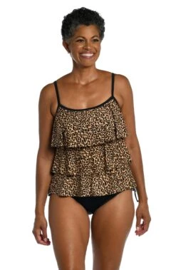 Cougar Triple Tiered Tankini Top - FINAL SALE