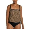 Cougar Bandeau Blouson Tankini Top - FINAL SALE