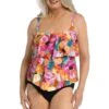 Sunset Bouquet Two Tiered Tankini Top - FINAL SALE