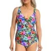 Pop Petals Twist Front One Piece - FINAL SALE