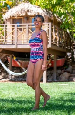 Tribal Times Side Shirred One Piece - FINAL SALE -Swimming Equipment Sale MM3CZ14 MLT Shot 28 Shot 28 014 Web scaled