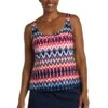 Tribal Times Scoop Neck Tankini Top - FINAL SALE