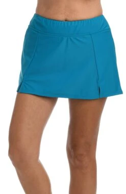 Solid Wide Band Skort Bottom -Swimming Equipment Sale MM6NK56EMR F1 scaled