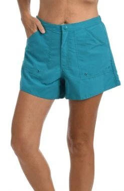 Solid Woven Boardshort Bottom -Swimming Equipment Sale MM6NL53EMR F1 scaled