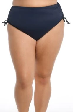 Solid Side Tie Full Pant Bottom (Plus Size) -Swimming Equipment Sale MW3C490 IND F 1 scaled