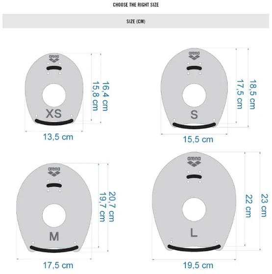 Arena Elite Hand Paddles 2 - Black White 2 Arena Elite Hand Paddles 2 - Black White - Image 2